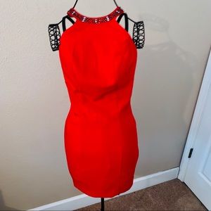 Sexy Red Guess Dress